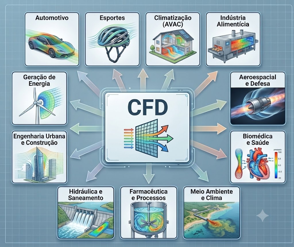 Aplicações de CFD na indústria